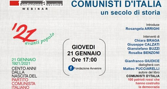 21 gennaio 1921- 21 gennaio2021