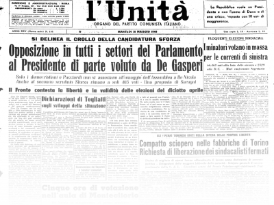 L’UNITA’ E I PRESIDENTI: 1948 – LUIGI EINAUDI – parte prima
