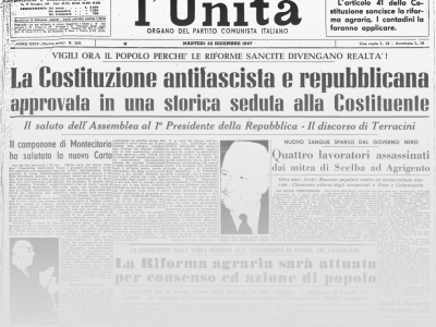 L’UNITA’ E LA COSTITUZIONE