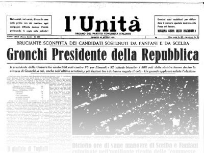 L’UNITA’ E I PRESIDENTI: 1955 -GIOVANNI GRONCHI – L’elezione